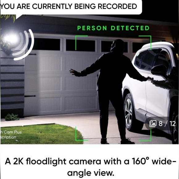 Wyze Cam Floodlight 2K Color Night Vission 2800 Lumen LED Motion activated New. - Picture 7 of 9
